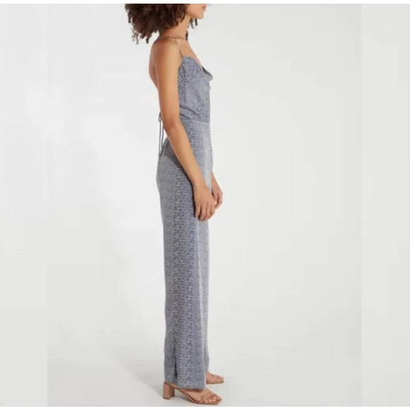 Finders Keepers Catalina Wide Leg Jumpsuit Sleeveless Animal Print Size 10 NEW - Picture 2 of 12